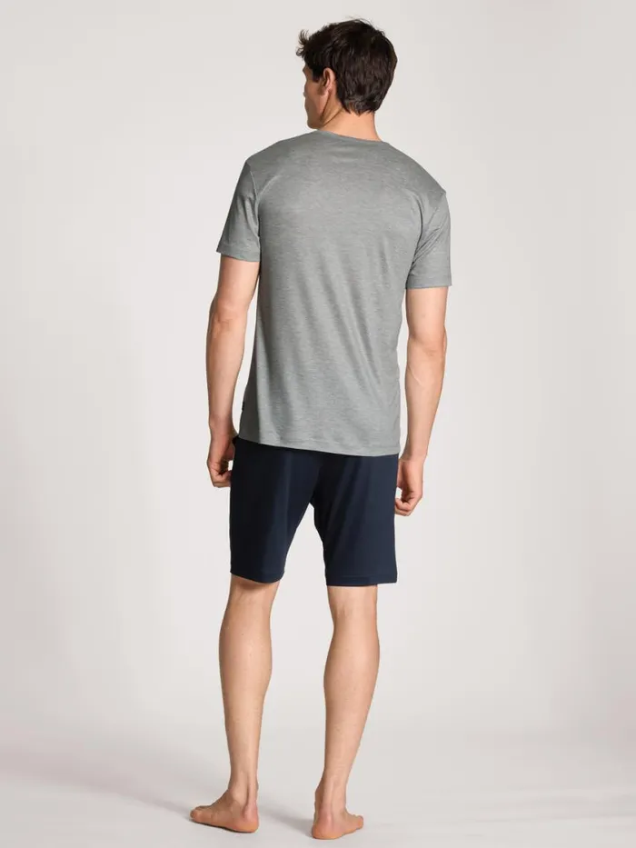 CALIDA Pyjamas Men Short Pyjama Cradle To Cradle Certified Gravel Mel