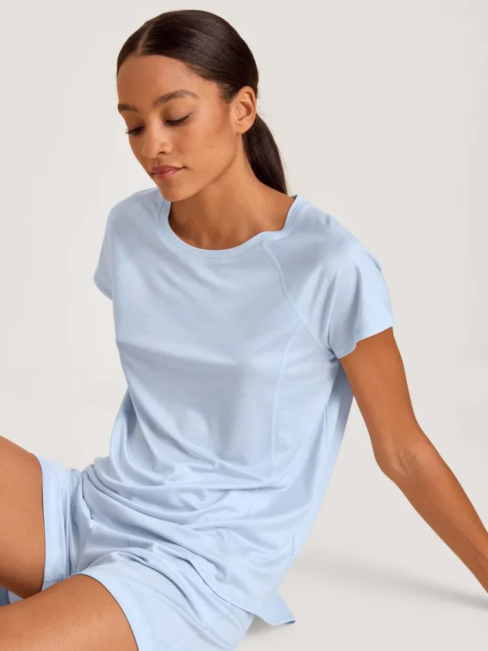 CALIDA Show All Women Shirt Short Sleeve Harmony Blue