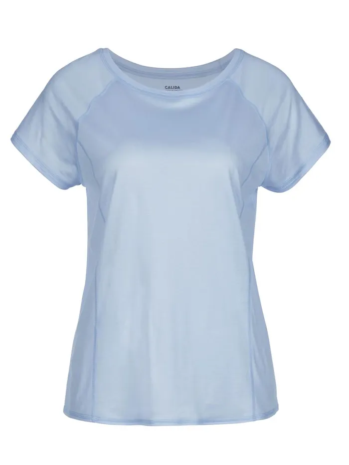 CALIDA Show All Women Shirt Short Sleeve Harmony Blue