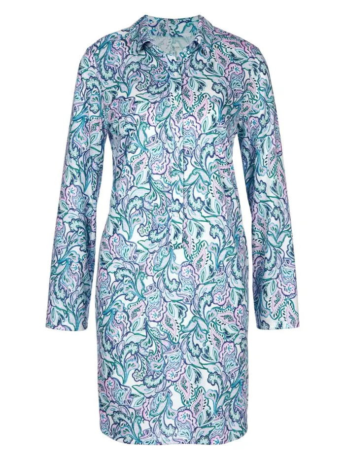 CALIDA Show All Women Sleepshirt Length 95cm Blue Topaz