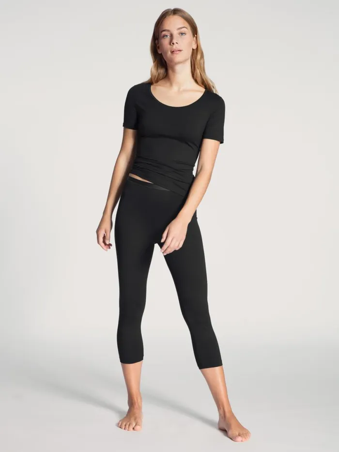 CALIDA Tops Women Shirt Shortsleeve Schwarz