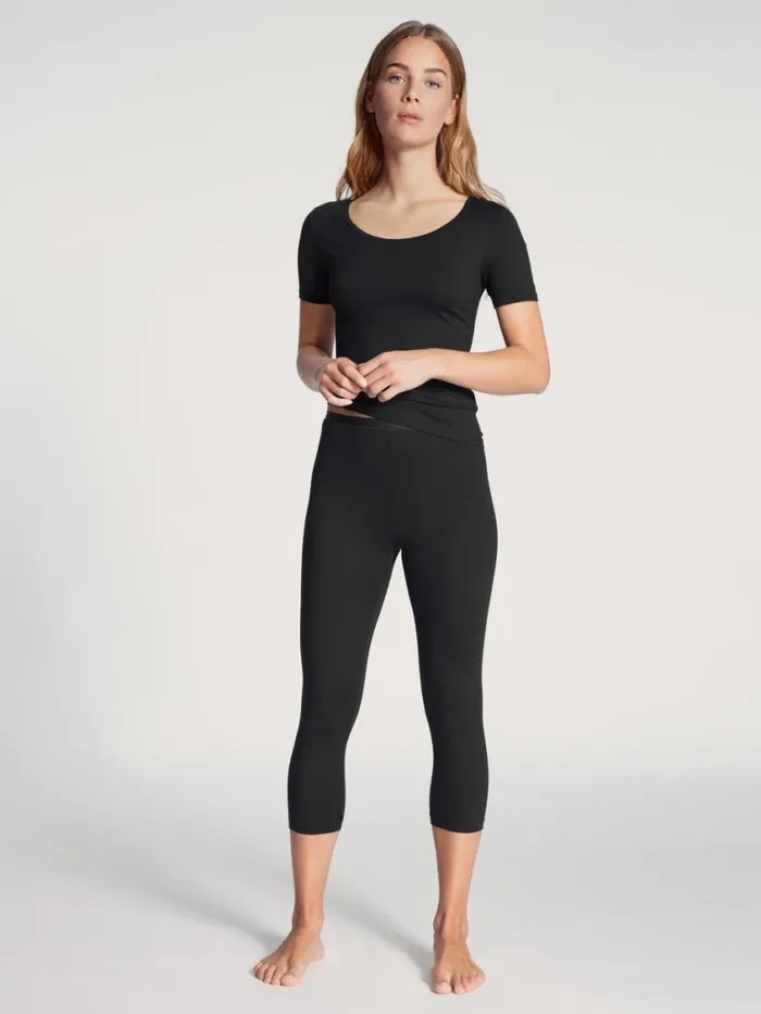 CALIDA Tops Women Shirt Shortsleeve Schwarz