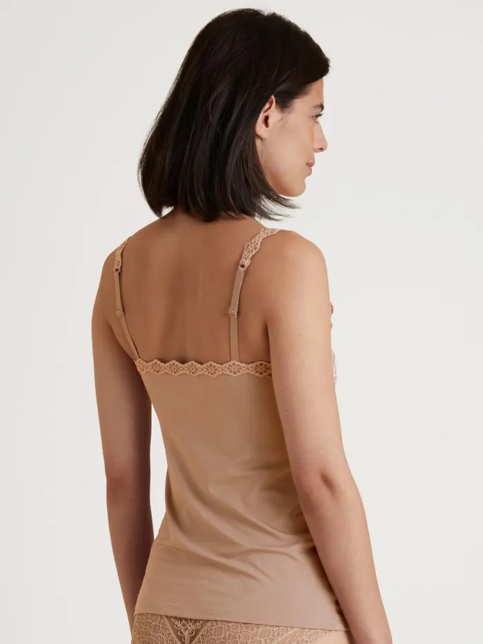 CALIDA Tops Women Spaghetti Top Soft Nude