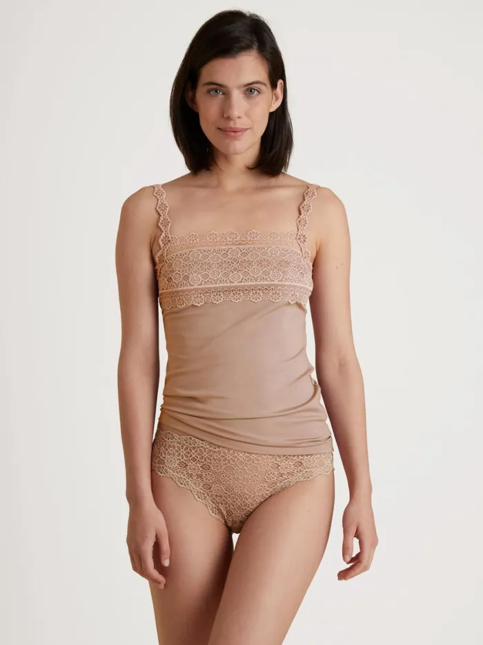CALIDA Tops Women Spaghetti Top Soft Nude