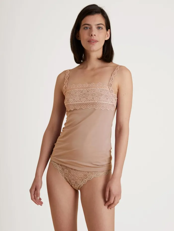 CALIDA Tops Women Spaghetti Top Soft Nude