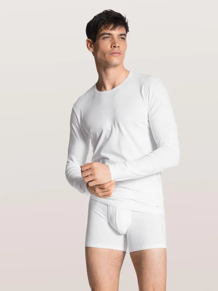 CALIDA Undershirts Men Shirt Long Sleeve Weiss