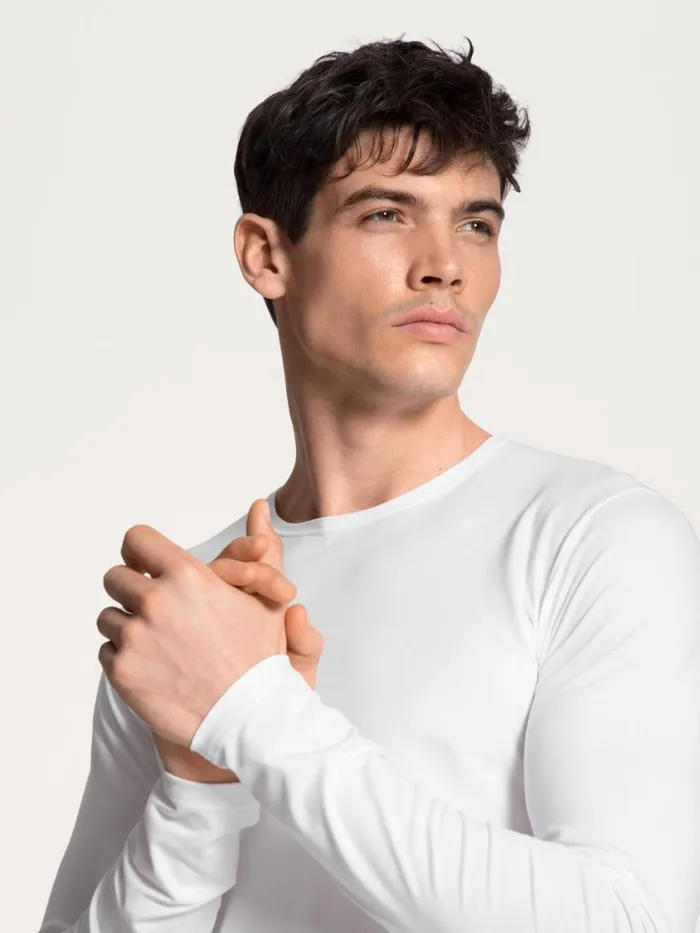 CALIDA Undershirts Men Shirt Long Sleeve Weiss