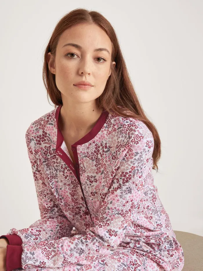 CALIDA Warming Nightwear Women Longsleeved Nightdress Mars Red
