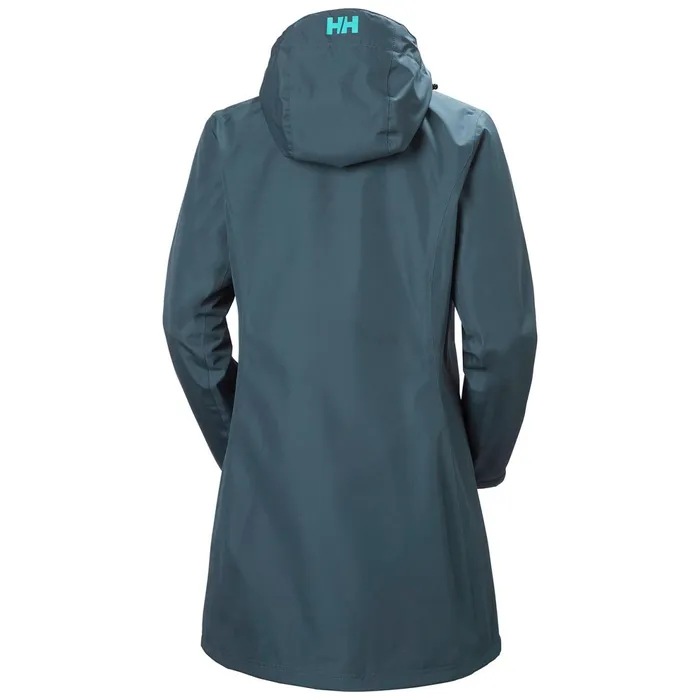 Casual Jackets Women Helly Hansen W LONG BELFAST JACKET 635 Orion Blue