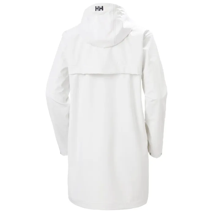 Casual Jackets Women Helly Hansen W MOSS RAIN COAT 011 Offwhite