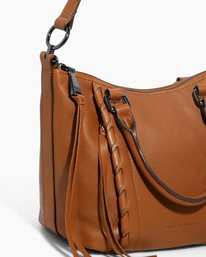 Chakra Satchel Crossbody Chestnut Women Aimee Kestenberg Crossbody Bags
