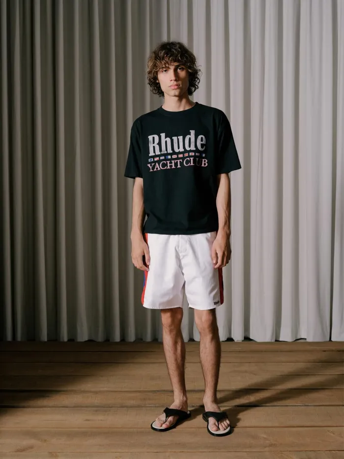 CHEVRON TRACK SHORTS Men Rhude Shorts