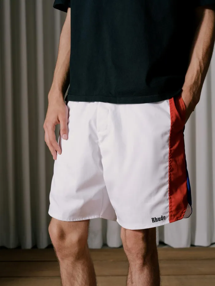 CHEVRON TRACK SHORTS Men Rhude Shorts