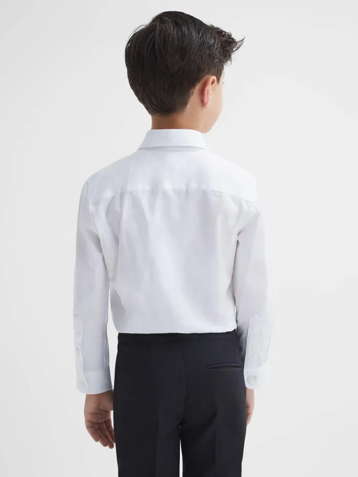 Children Reiss Shirts Marcel Slim Fit Dinner Shirt White