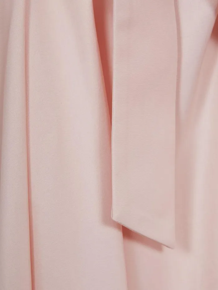 Children Reiss Skirts and Shorts Garcia Pleated Belted Taffeta Midi Skirt Pink