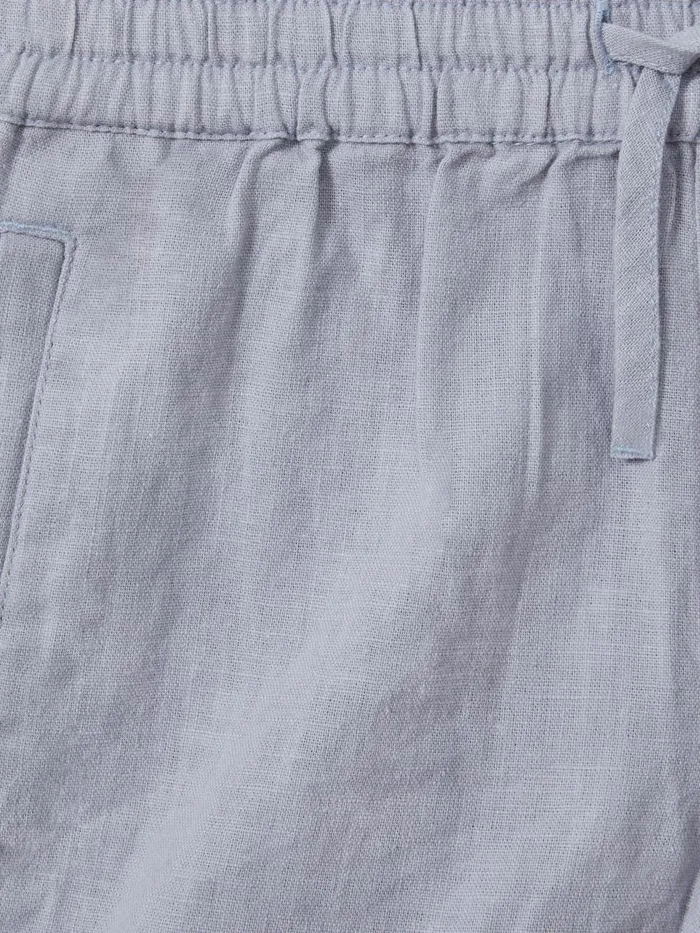Children Reiss Sweats and Hoodies Acen Linen Drawstring Shorts Soft Blue