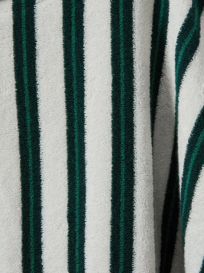 Children Reiss Sweats and Hoodies Ray Hooded Striped Poncho Greenwhite