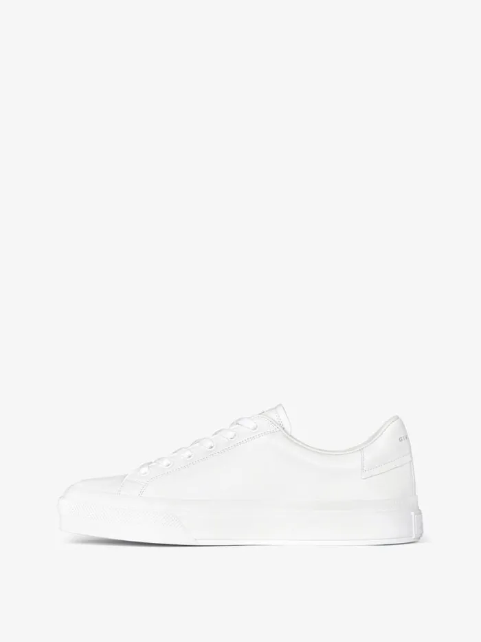 City Sport Sneakers In Leather White Men Givenchy Sneakers