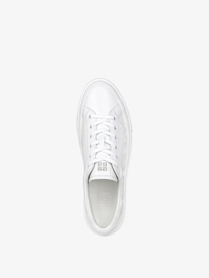 City Sport Sneakers In Leather White Men Givenchy Sneakers