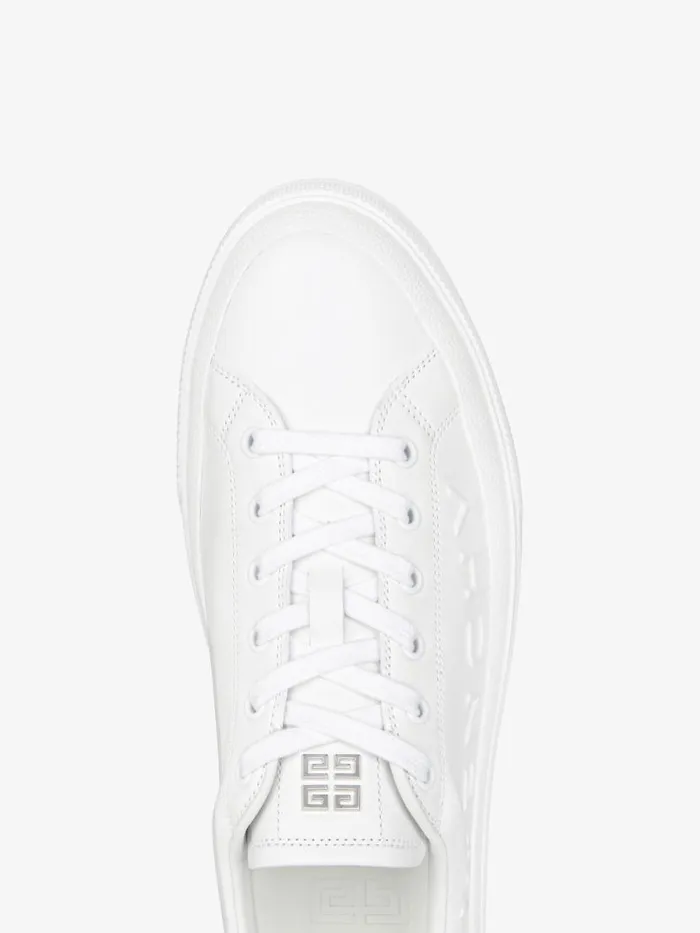 City Sport Sneakers In Leather White Men Givenchy Sneakers