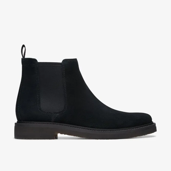 Clarkdale Easy Black Suede Men Clarks Casual Dress Shoes