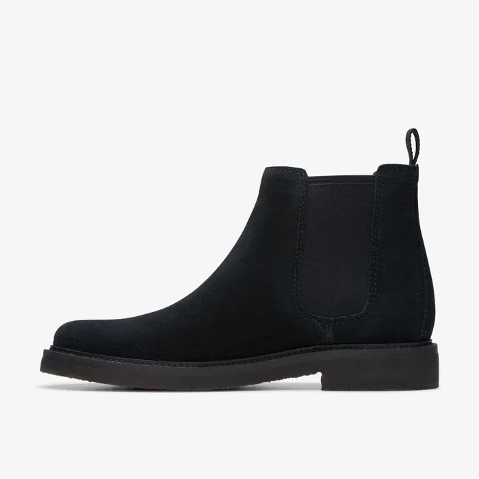 Clarkdale Easy Black Suede Men Clarks Casual Dress Shoes