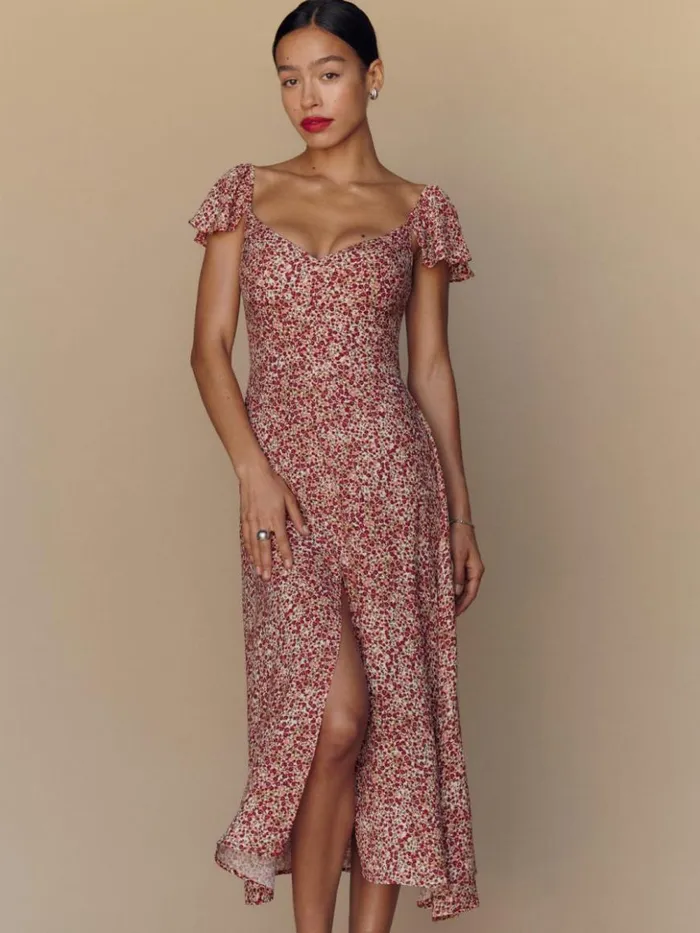 Clothing The Reformation Baxley Dress La Vie En Rose
