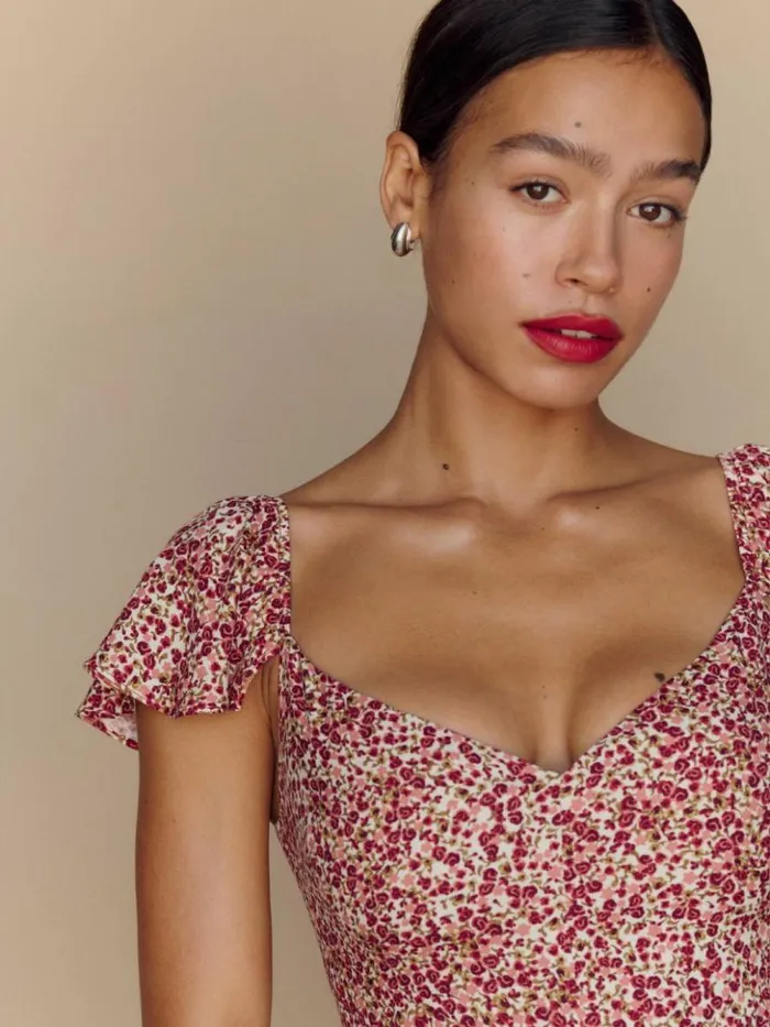 Clothing The Reformation Baxley Dress La Vie En Rose