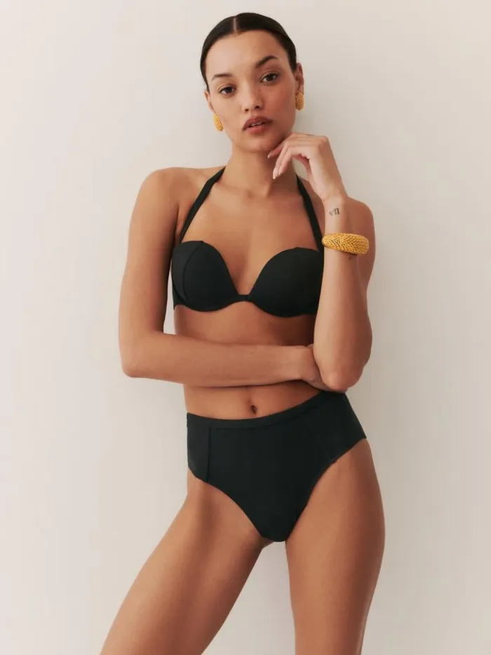 Clothing The Reformation Bondi Bikini Bottom Black