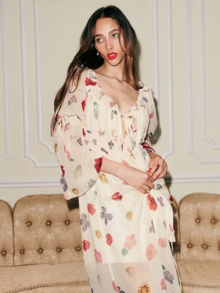 Clothing The Reformation Cabrini Dress Derian Floral