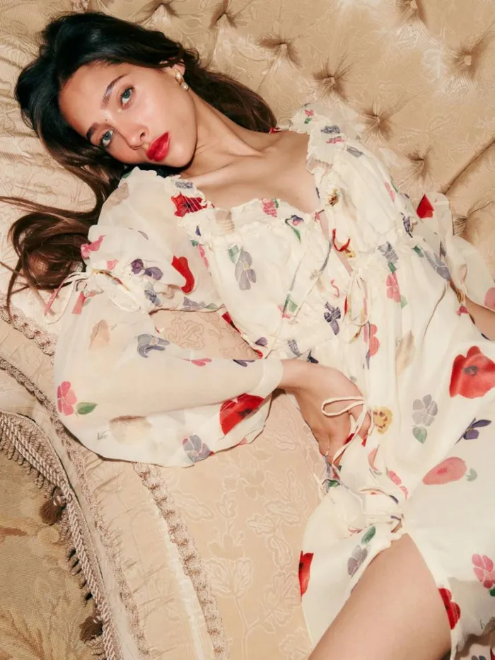 Clothing The Reformation Cabrini Dress Derian Floral