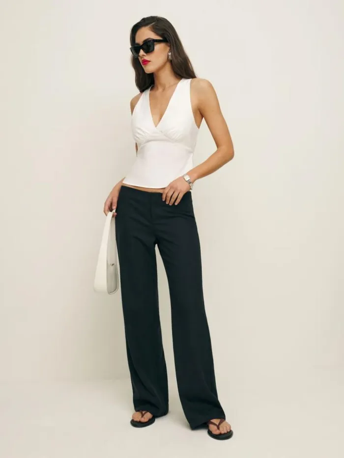 Clothing The Reformation Meg Top White