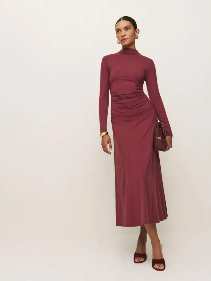 Clothing The Reformation Nemy Knit Dress Chianti