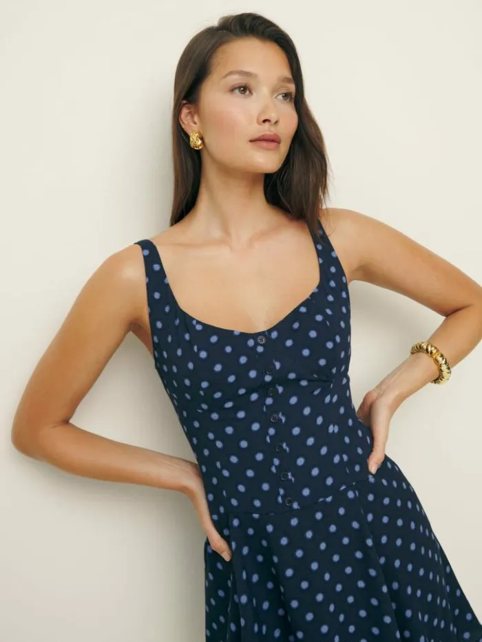 Clothing The Reformation Petites Valencio Dress Palo