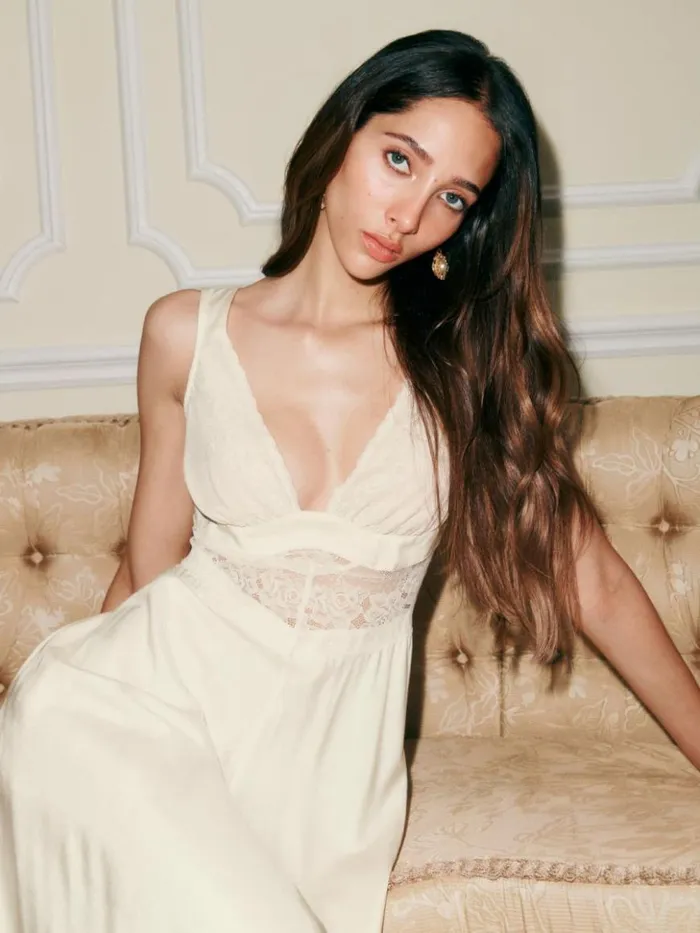 Clothing The Reformation Spruce Dress White