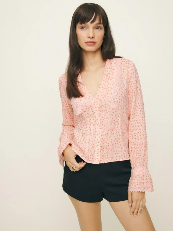 Clothing The Reformation Vivi Top Dainty