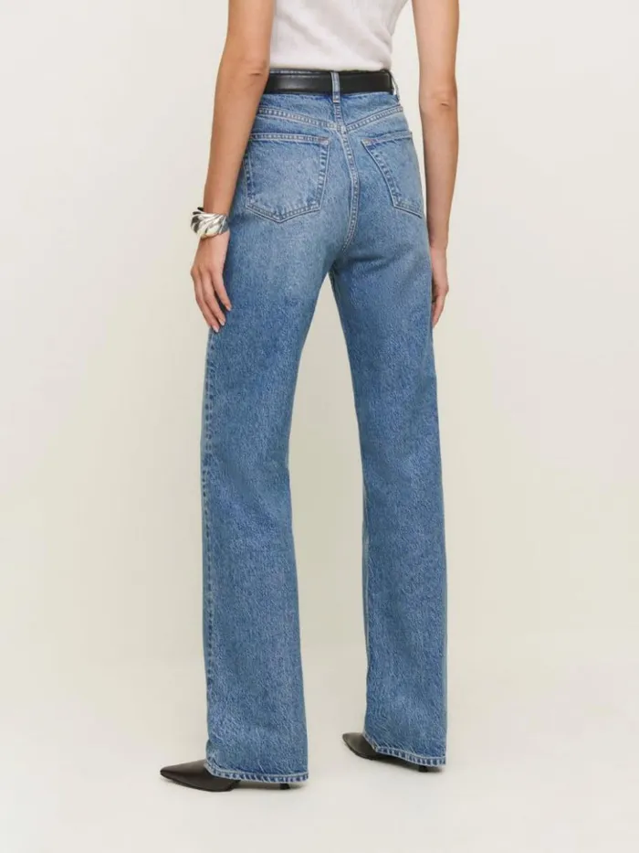 Clothing The Reformation Wilder High Rise Wide Leg Jeans Colorado