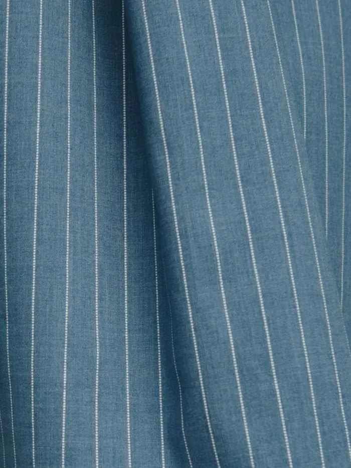 Clothing The Reformation Will Oversized Shirt Chambray Stripe