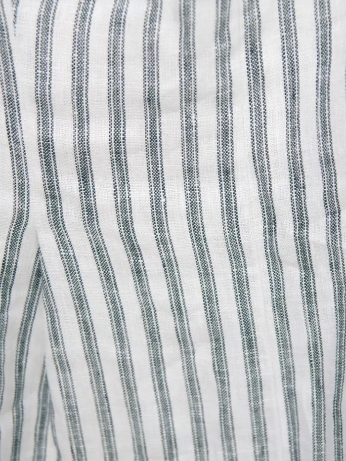 Clothing The Reformation Zoey Linen Short Antibes Stripe