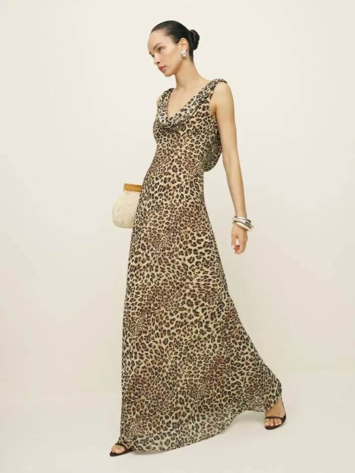 ClothingWeddings The Reformation Cavallo Dress Leopard