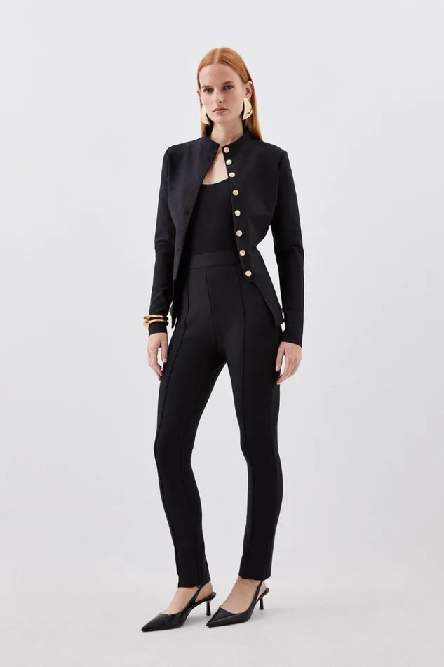 CoOrds Women Karen Millen Figure Form Bandage Set Black