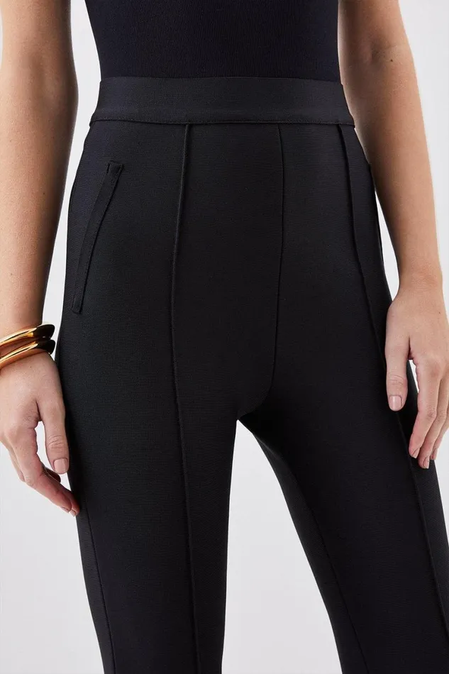 CoOrds Women Karen Millen Figure Form Bandage Set Black