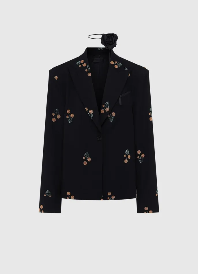 Coats and Jackets Women LEO LIN Jovanna Embellished Blazer 8211 Wildflower Beading Coats and Jackets Women LEO LIN Jovanna Embellished Blazer 8211 Wildflower Beading