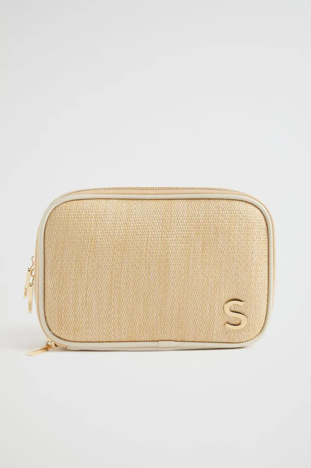 Cosmetic Bags Woman Seed Heritage Initial Make Up Bag S