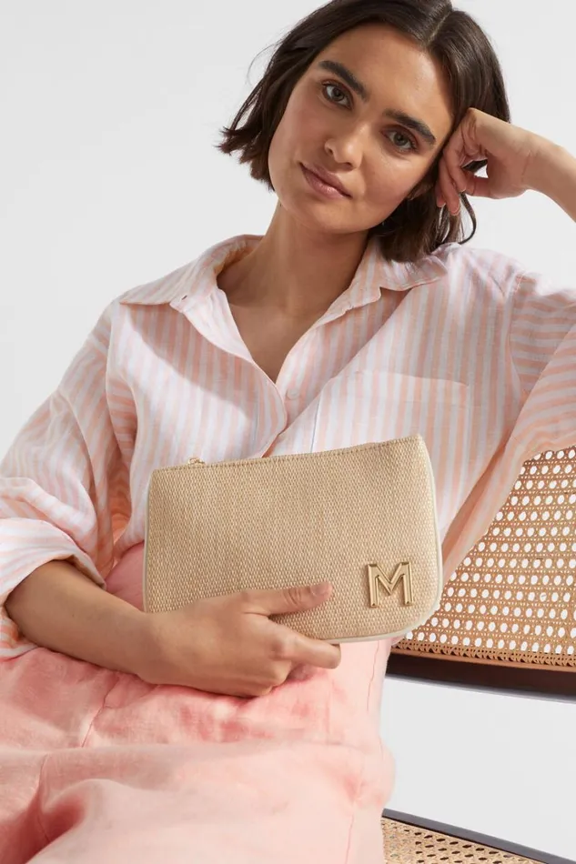 Cosmetic Bags Woman Seed Heritage Initial Pouch E
