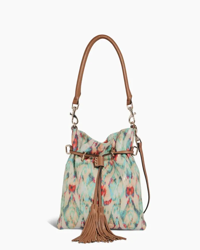 Crosby Novelty Drawstring Crossbody Ikat Multi Women Aimee Kestenberg Crossbody Bags Crosby Novelty Drawstring Crossbody Ikat Multi Women Aimee Kestenberg Crossbody Bags