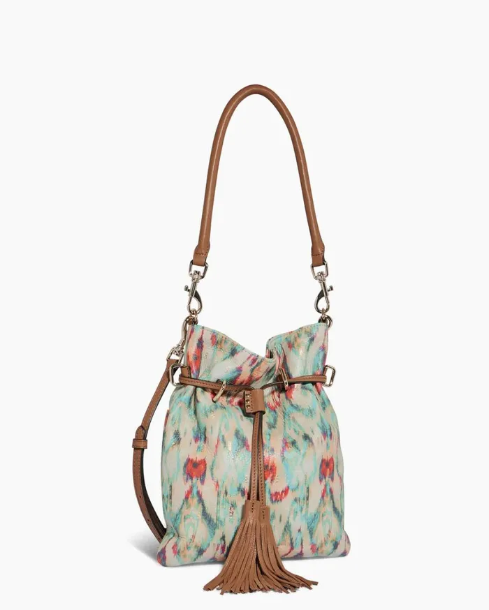 Crosby Novelty Drawstring Crossbody Ikat Multi Women Aimee Kestenberg Crossbody Bags