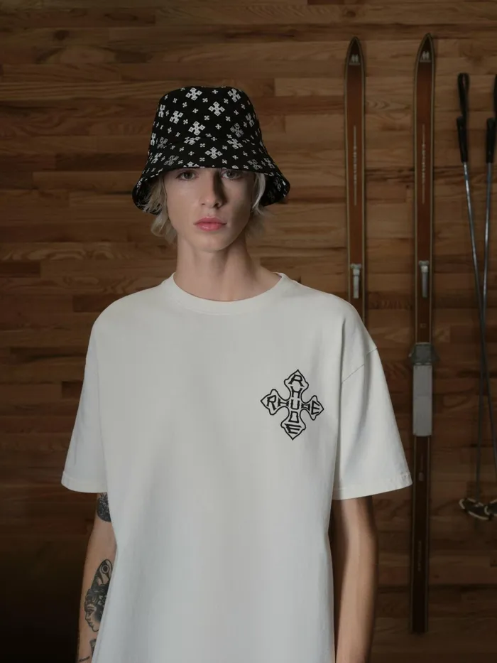 CROSS BANDANA BUCKET HAT Unisex Rhude Bucket Hats