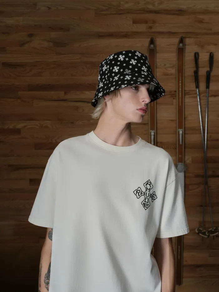 CROSS BANDANA BUCKET HAT Unisex Rhude Bucket Hats