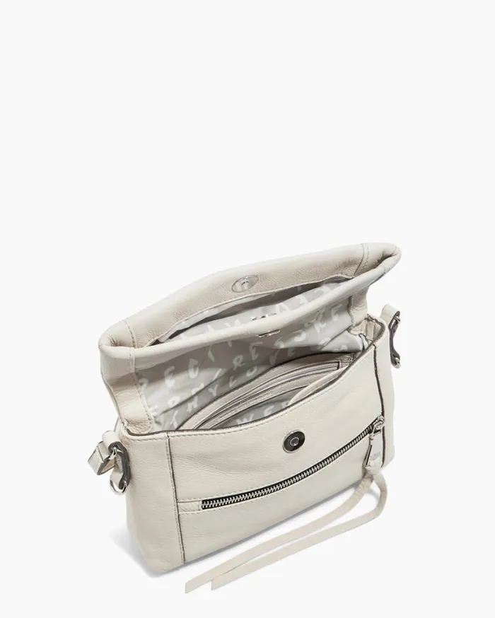 Crosstown Double Entry Crossbody Chalk Women Aimee Kestenberg Crossbody Bags